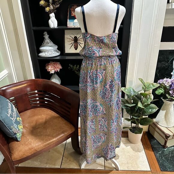 Juicy Couture Imperial Boho Starflower Maxi Dress In Bardot Size 4 - Picture 12 of 15